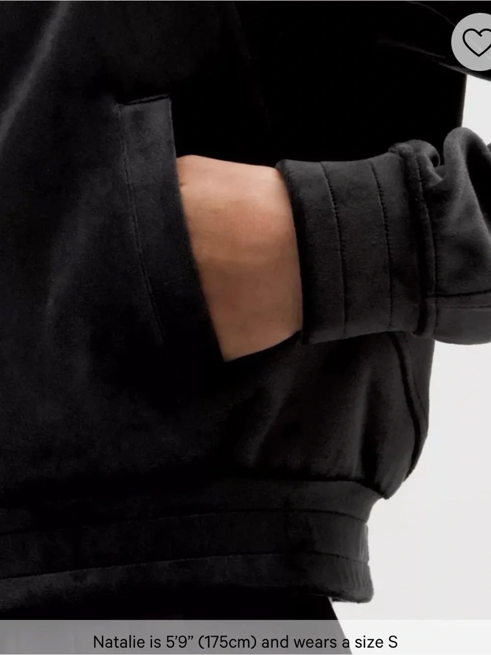 Lululemon scuba varsity jacket velvet edition